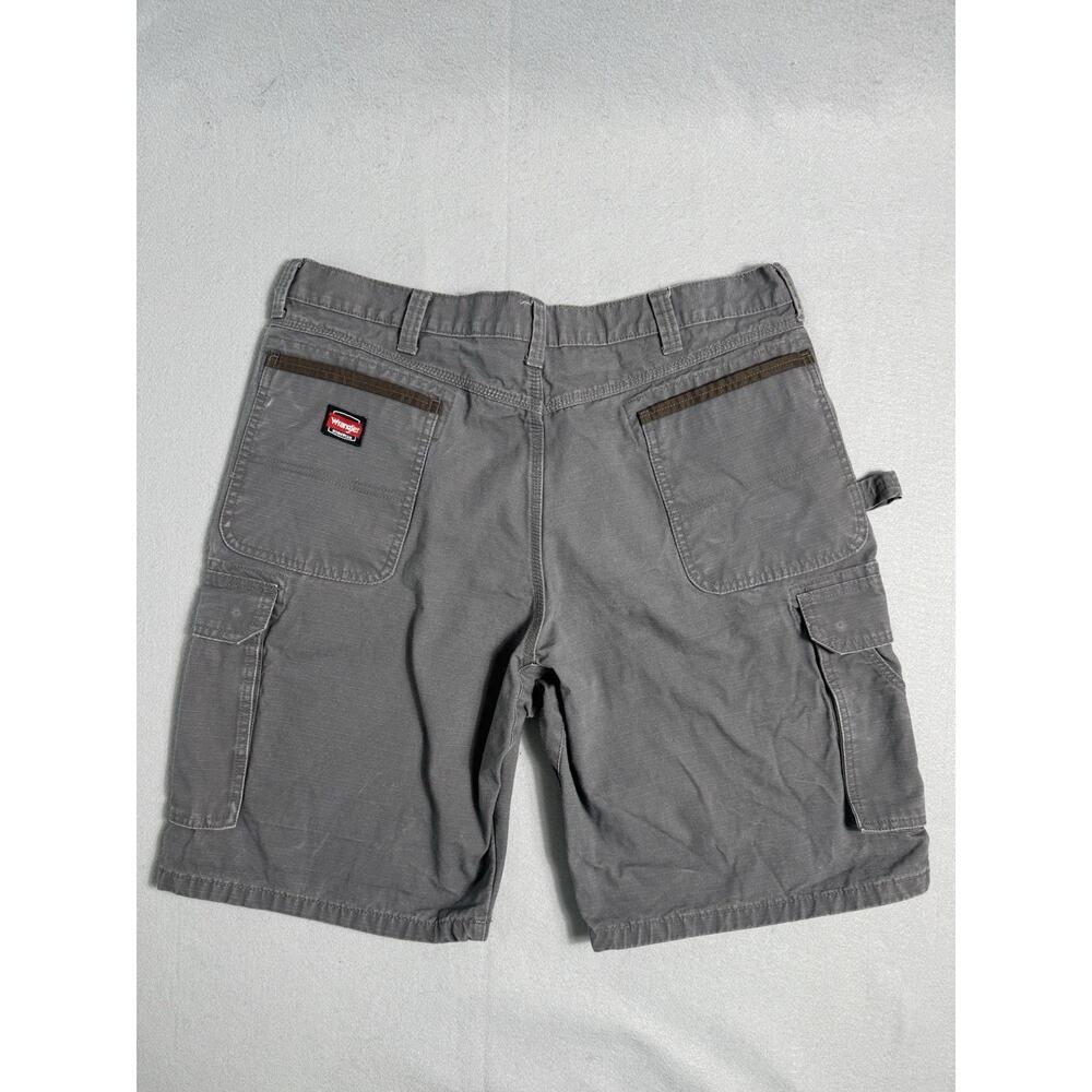 Wrangler Workwear Cargo Shorts Gray Ripstop Men’s Size 40 Utility Hiking Casual - Picture 8 of 16